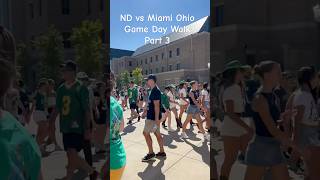 Intro to 4K Notre Dame vs Miami Ohio Tailgate Walk  Part 3 [upl. by Intisar]