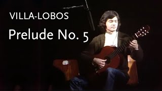 Prelude No 5 • VillaLobos • Flavio Cucchi [upl. by Ahsinnod440]