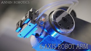 Affordable 6 Axis Desktop Robot Arm  educational amp industrial DIY robot kit  Arduino controller [upl. by Brackely]