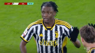 18YearsOld Joseph Nonge Boende Debut vs Salernitana 412024  HD 1080i [upl. by Dosia]