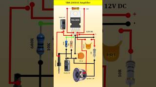 TDA 2050 IC Amplifier Circuit shorts electricedison viralshorts amplifier [upl. by Truitt421]