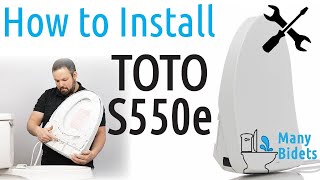 How to install the TOTO S550e Washlet Bidet Seat [upl. by Particia]