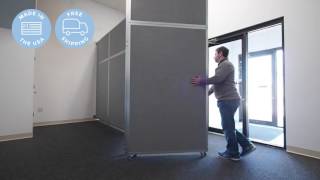 Divide Space With Versares Operable Wall Room Partition [upl. by Otipaga]