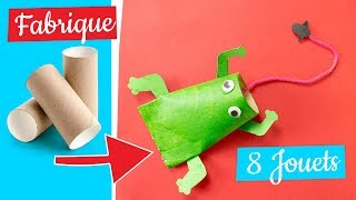 8 activités DIY rouleaux papier toilette [upl. by Ruff721]