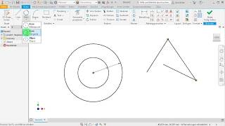 Mit Autodesk Inventor Kreise und Ellipsen zeichnen [upl. by Latrice]