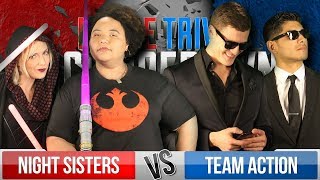 Movie Trivia Team Schmoedown  Night Sisters vs Team Action [upl. by Yahc]