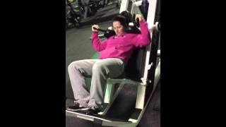 Sissy Squats on a Hack Squat Machine Quad Hams Glutes [upl. by Elpmid]