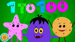 Numbers Song Learn 1 to 100 and Preschool Rhyme for Kids [upl. by Lindo]