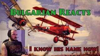 Bulgarian Reacts to SABATON  The Red Baron amp Sabaton History [upl. by Madi]