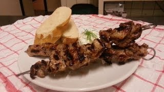 How to make Greek Souvlaki  Souvlaki Recipe for BBQ [upl. by Oiluig]