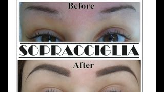 EYEBROWS Routine  Sopracciglia PERFETTE [upl. by Ninnetta]