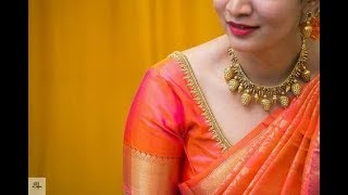 Simple Aari Work Blouse Designs  Simple Work on Blouses For Silk Sarees [upl. by Borgeson]