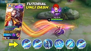 LANCELOT UNLIMITED DASH TUTORIAL  FAST HAND TIPS amp TRICKS🔥  MASTER IN 3 MINUTES   MLBB [upl. by Ajnot357]