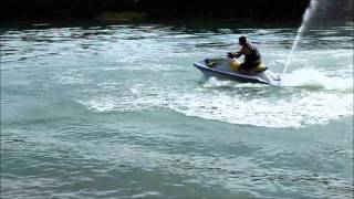 JET SKI YAMAHA RAIDER 700cc POWER TEST [upl. by Ativla]