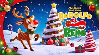 Canciones Clásicas de Navidad Divertidas para Niños  El Reno Rodolfo [upl. by Kelda9]