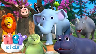 ¡Vamos a la selva 🦁🐍 Animales para niños  canción de animales  HeyKids  Canciones infantiles [upl. by Remmer]