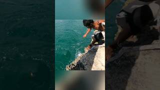 Rock Fishing part 4  Giant trevally fishing mancing ikanbesar gianttrevally rockfishing [upl. by Schaab613]