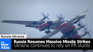 Russia Resumes Massive Missile Strikes as Ukraine Continues to Rely on Deadly Senseless PR Stunts [upl. by Yelsgnik]