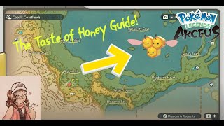 A TASTE OF HONEY GUIDE Where to find the Combees  Pokemon Legends Arceus [upl. by Haswell30]