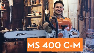 Unsere erste Stihl MS 400 CM vom Stihl Deutschland Neuheitenversand [upl. by Shoemaker]