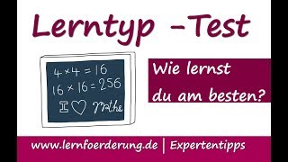 Lerntypen  Test ✅ Erkenne wie du besser lernen kannst [upl. by Lilybelle902]