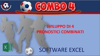 Software scommesse calcio – COMBO 4 [upl. by Crescen]