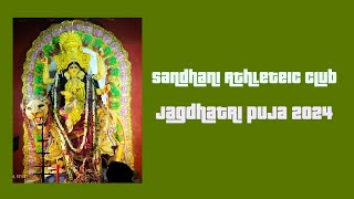 Sandhani Athleteic club Jagdhatri puja 2024 Video Artist Manav [upl. by Jariv]