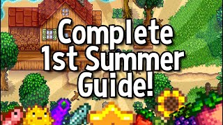 A Complete Guide for your First Summer  Stardew Valley 15 [upl. by Akihsay]