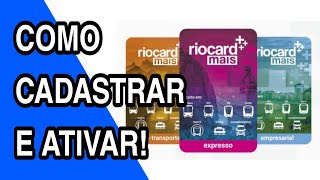 TUTORIAL  Como CADASTRAR e ATIVAR seu Cartão RioCard Mais [upl. by Rokach]