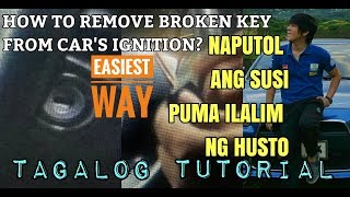 PAANO ALISIN  NAPUTOL NA SUSI SA LOOB NG IGNITION NG SASAKYAN How To Remove Broken Key  Car Van [upl. by Maroj]