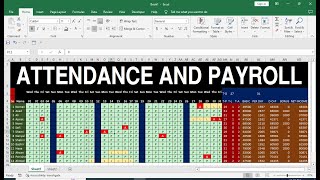 fully automatic payroll software in excel 🔥 [upl. by Artapoelc566]