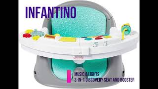 Infantino music amp Lights 3 in 1 Discovery Seat and booster [upl. by Davidoff884]