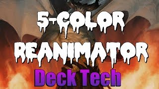 Mtg Deck Tech 5Color Reanimator in Guilds of Ravnica Standard Happy Halloween [upl. by Jonie]