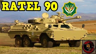 The Ratel 90 Infantry Fighting Vehicle  SOUTH AFRICAN HUNTER STRIKER [upl. by Sela828]