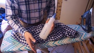 How To Iron And Starch A Dress Shirt [upl. by Arlynne]