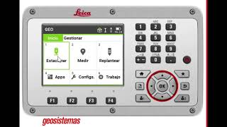 LEICA TS03 TS07 ESTACIONAMIENTO Y ORIENTACIÓN DEL INSTRUMENTO PARTE 1 [upl. by Gerard674]