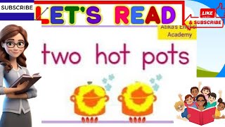 CVC Reading Lesson 2  CVC words in Sentences  Sentences with Short Vowels [upl. by Lleynod]