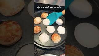 Making Kanom krok are pancake😋😋😋 [upl. by Pega]