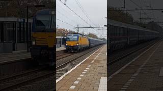 Nightjet komt met een mooi stompo langs Vught treinen treinleven shorts [upl. by Egreog]