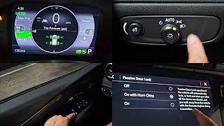 2022 2023 Chevy Chevrolet Bolt EV Useful Settings and Features Overview Auto Walk Away Lock [upl. by Namsu]