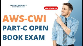 2024 Guide for AWS CWI Welding Inspector Part C Open Code Book Examination [upl. by Tressa814]