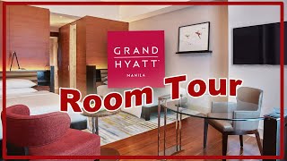 Grand Hyatt Hotel Manila BGC Room Tour [upl. by Lubin237]