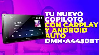 PIONEER DMHA4450BT Pantalla espejo CarPlay Android Auto Bluetooth USB y Auxiliar [upl. by Lienet853]