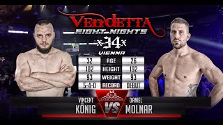 VENDETTA 34  Vincent König VS Daniel Molnar [upl. by Cort]