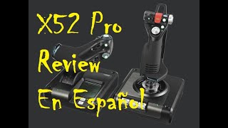 Review Logitech G Saitek x52 PRO  Configuración Básica en Español [upl. by Rebmeced]