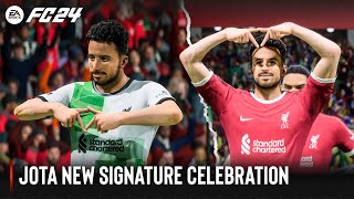 EA SPORTS FC 24  Jota New Signature Celebration [upl. by Trinl155]