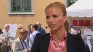 Almedalen 2013  Sara Skyttedal KD frågas ut [upl. by Htebzil]