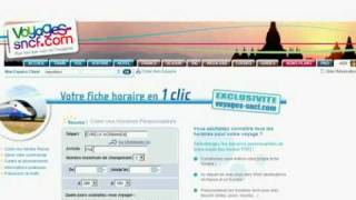 Trouver les horaires SNCF dun trajet [upl. by Aiket]