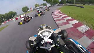 Onboard Kosmic Mercury STV450  SH Karting CLUTCH FAILURE [upl. by Kerrie948]