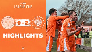 Highlights  Shrewsbury Town v Blackpool [upl. by Darsie929]